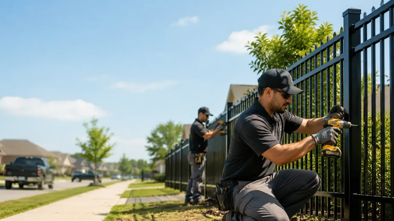 Metal Fence Installation in Georgetown, LA